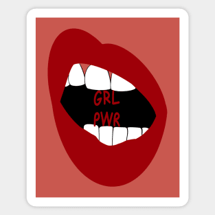 GRL PWR Sticker